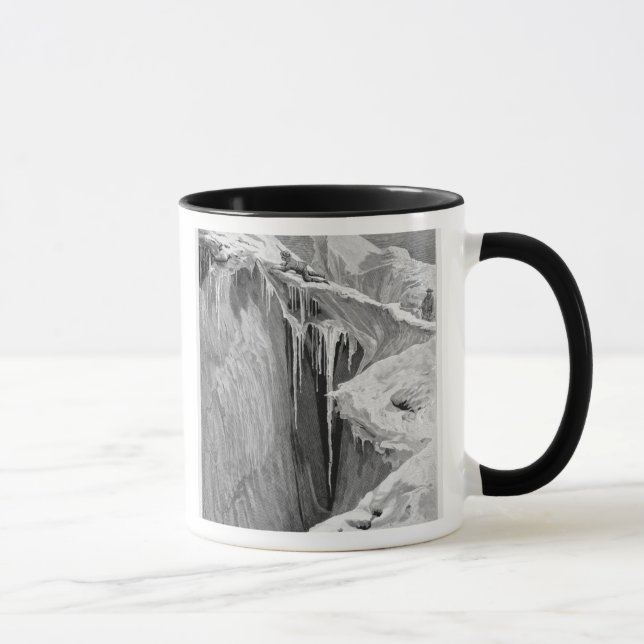 Mug Le Bergschrund sur la bosselure Blanche en 1865, (Droite)