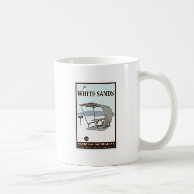 Mug Le blanc ponce le monument national 4 (Droite)