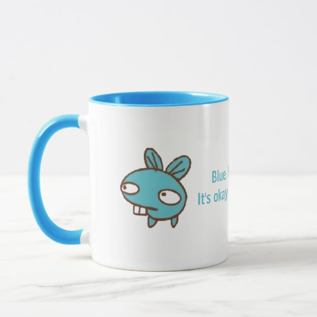 Mug Le bleu n'a pas d'armes. (Gauche)