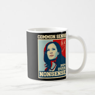 Mug Le bon sens pour les bêtises Kamala Harris 2024 El