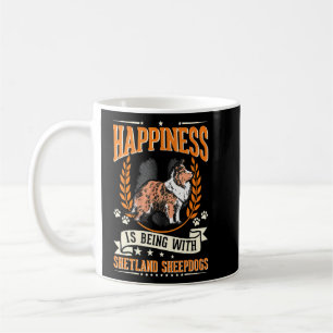 Mug Le Bonheur Avec Shetland Sheepdogs Sheltie