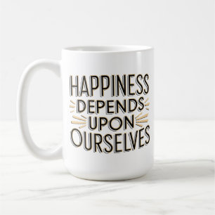 Mug Le Bonheur Dépend De Nous-Mêmes