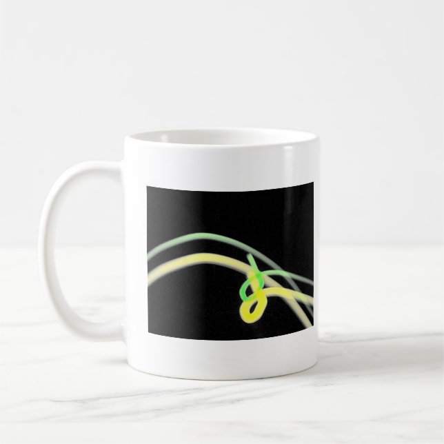 Mug Le bonheur est affectueux ce que vous attaquez (Gauche)