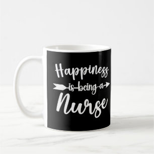 Mug Le bonheur est d'être une infirmière drôle d'infir