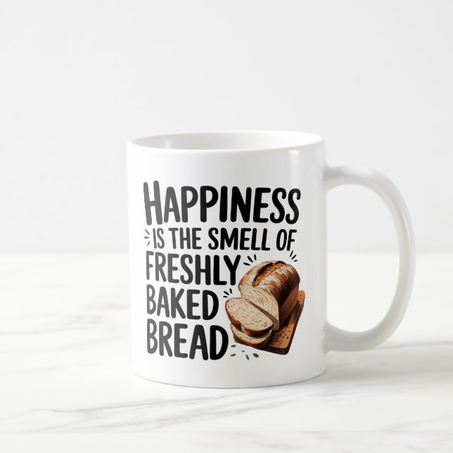 Mug "Le bonheur est du pain frais" (Droite)
