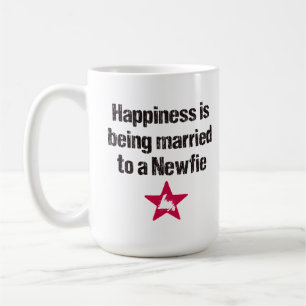 Mug Le bonheur est marié à un Newfie