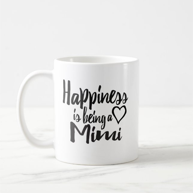 Mug Le bonheur est un coeur Mimi (Gauche)