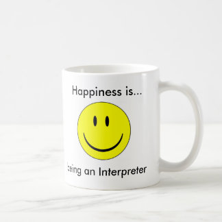 Mug Le bonheur… est un interprète