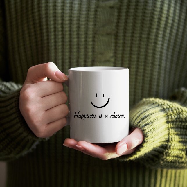 Mug Le Bonheur Est Une Citation Motivationnelle De Cho (Créateur téléchargé)