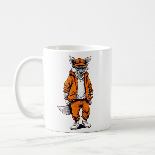 Mug Le cadeau de mode pour animaux de Fox Lover (Gauche)