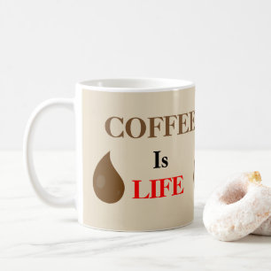 Mug Le café, c'est la vie