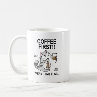 Mug Le café d'abord ! !