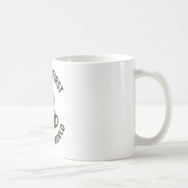 Mug Le café d'abord puis le monde (Droite)