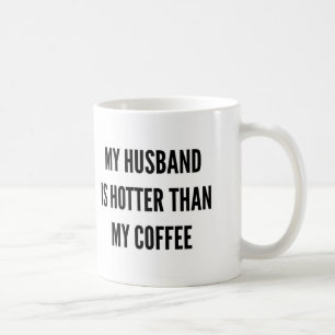 Mug Le café de Noël mon mari est plus chaud que