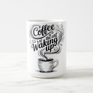 Mug Le café est l'art de se réveiller