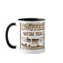 Le café est le cadeau de la Saint Valentin à pour