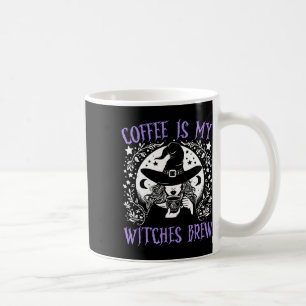 Mug Le café est mes sorcières Brew Retro Halloween sor