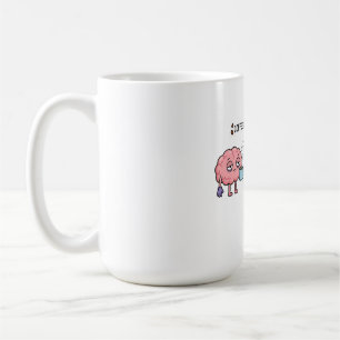 Mug Le Café Est Mon Énergie Cérébrale Drôle Cute Cerve