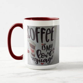 Mug Le café est mon langage de l'amour...tasse
