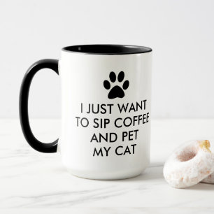 Mug Le café et mon chat Big