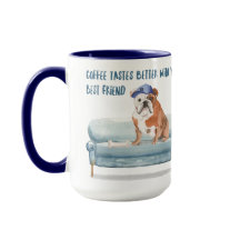 Le Café Goûte Mieux... Anglais Bulldog Edition