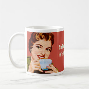 Mug Le café me maintient occupé jusqu'à ce qu'il soit