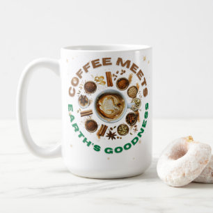 Mug Le café rencontre la bonté de la Terre – Infusion
