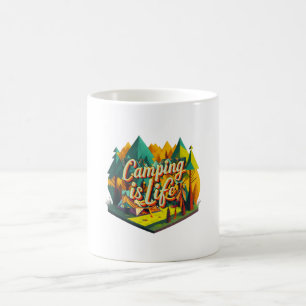 Mug Le camping est la vie