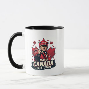 Mug Le Canada le 51e État Trump Canadien