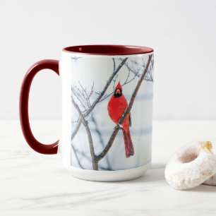 Mug Le Cardinal d'hiver Oiseaux observation de café Mu