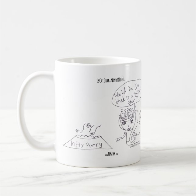Mug Le Cat l'article du collecteur de Chat 001 et 002 (Gauche)