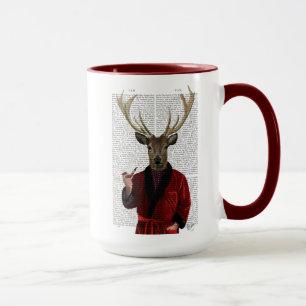 Mug Le cerf dans sa veste fumante