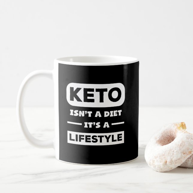 Mug Le cétonique n'est pas un régime qu'il est une (Avec donut)