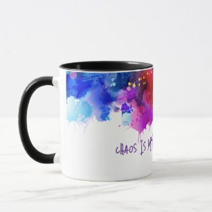 Mug Le chaos est ma zone de confort - Art Abstrait Tee