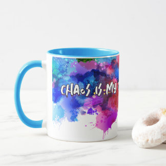 Mug Le chaos est ma zone de confort - Art Abstrait Tee