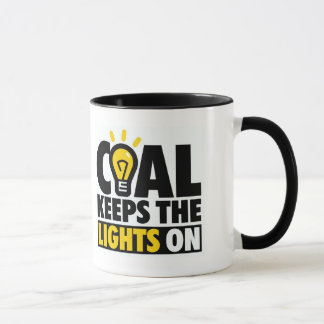 MUG LE CHARBON ALIMENTE LES LUMIÈRES