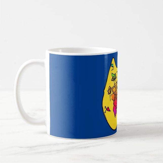 Mug Le chat Abstrait de Lily (Gauche)
