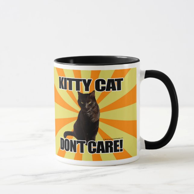 Mug Le chat de Kitty ne s'inquiètent pas (Droite)