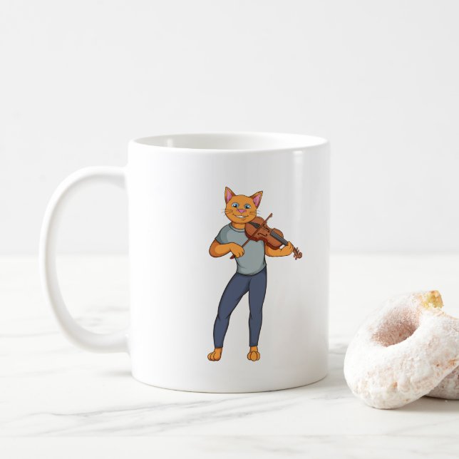 Mug Le chat et la confiture - La confiture de café (Avec donut)