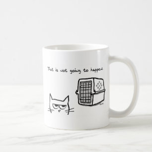 Mug Le chat fâché n'ira pas au vétérinaire