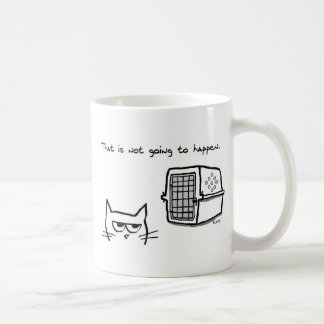 Mug Le chat fâché n'ira pas au vétérinaire