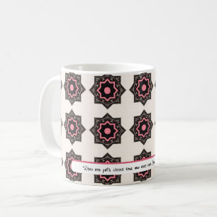 Mug Le chemin de vie est un choix MOTIF ROSE