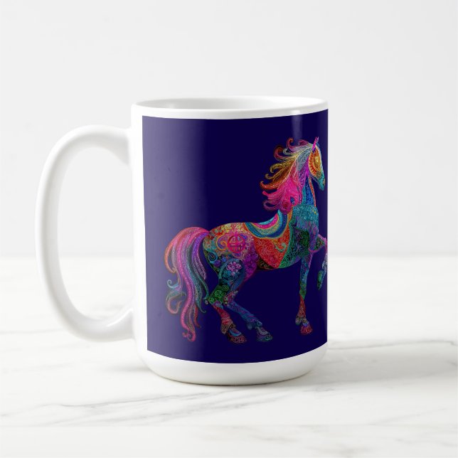 Mug Le Cheval Brodé (Gauche)