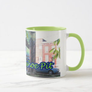 Mug Le cheval vert de Pigtown de l'espace de Baltimore