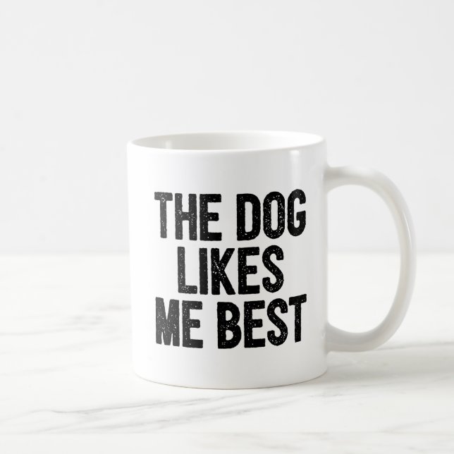Mug Le Chien M'Aime Le Mieux. (Droite)