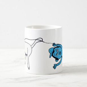 Mug Le chien prend l'homme pour marcher !