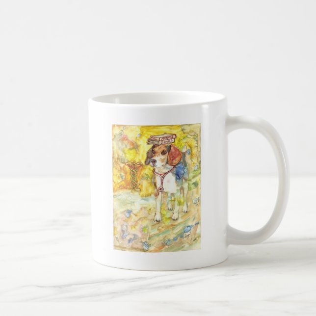 Mug Le chien Sparky va à la Faculté de Médecine (Droite)
