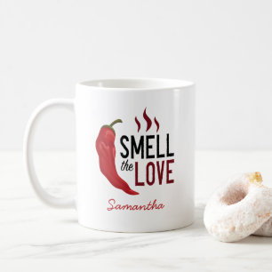 Mug Le Chili rouge sent l'amour