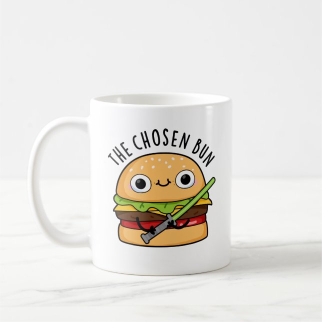 Mug Le Chosen Bun Funny Food Warrior Bun Pun (Gauche)