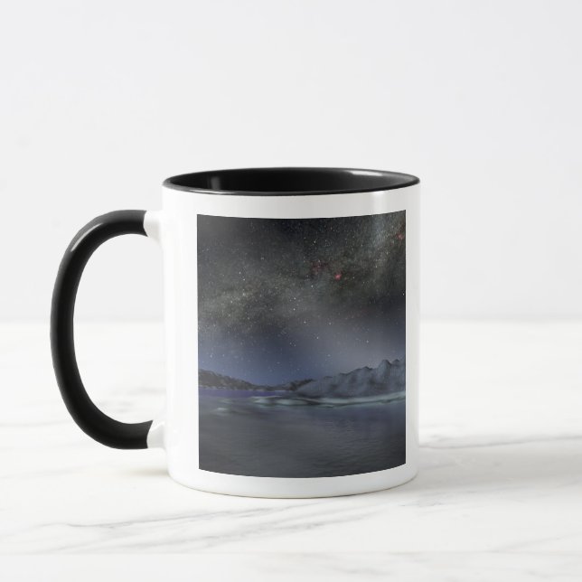 Mug Le ciel nocturne d'une hypothétique planète alien  (Gauche)